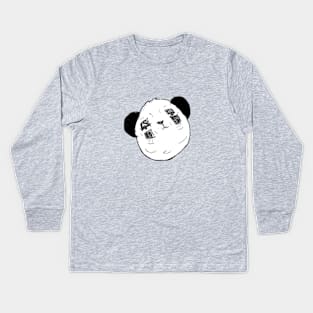 Cute panda T-Shirt Kids Long Sleeve T-Shirt